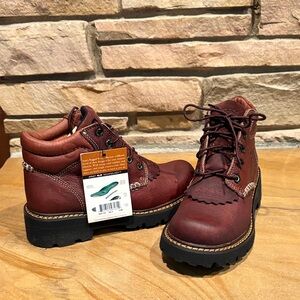 NOT FOR SALE: Ariat Reddish Brown Leather Lace-Up Boots🥾!